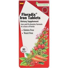 Vitamins & Minerals Floradix Iron Tablets 80 Tablets 80 pcs