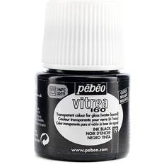 Black gloss paint Pebeo Vitrea 160 Glass Paint ink black gloss 45 ml