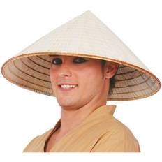 Beige Hatter Fiestas Guirca Vietnamese Straw Hat