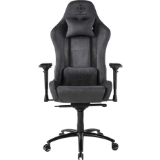Gaming stoler på salg Deltaco DC440 Alcantara Gaming Chair - Dark Grey