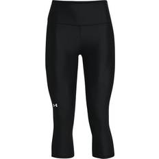 Sportswear Garment Base Layers Under Armour HeatGear No-Slip Waistband Capris Women - Black/White