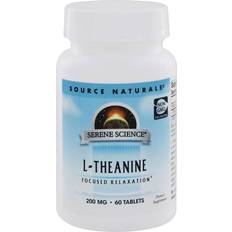 Source Naturals Vitamins & Supplements Source Naturals L-Theanine 200 mg 60 Tablets