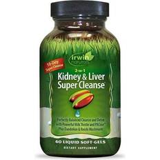 Fatty Acids Irwin Naturals 2-In-1 Kidney & Liver Super Cleanse 60 Liquid Softgels