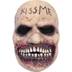 Kostymer Bristol Novelty Unisex Adults Grimace Kiss Me Latex Mask (One Size) (Nude/Red)