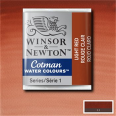 Røde Akvarellmaling Winsor & Newton 0301362 Cotman Water Colour Half Pan 362 Light Red