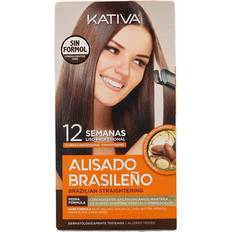 Tykt hår Gaveeske & Sett Kativa Brazilian Straightening Natural
