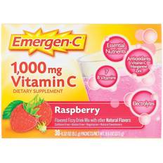 C Vitamins Vitamins & Minerals Alacer Emergen-C Vitamin C Energy Booster Raspberry 1000 mg. 30 Packet(s)