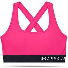 Under Armour Mid Crossback Sports Bra - Pink