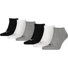 Puma Unisex Sneaker Sock 6-pack - Black/Grey