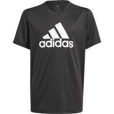 adidas Kid's Designed to Move Big Logo T-shirt - Black/White