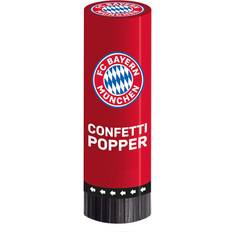 Amscan 2 FC Bayern München konfettikanoner 15 cm