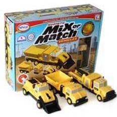 Plastic Magnetic Figures Magnetic Mix or Match Vehicles: Construction Set