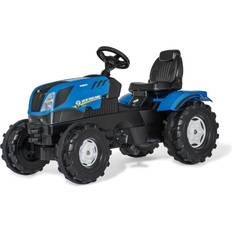 Tråbiler på salg Rolly Toys 601295 New Holland, Tractor farmtrac, Blue, 106 cm x 53 cm x 60 cm