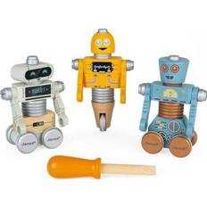 Janod BRICO'KIDS skruv robot (trä) att montera (53 delar) Endast idag: 8x mer bonuspoäng