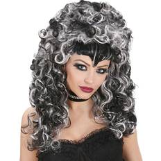 Vegaoo Halooween Morticia Evilicious In Box Wig for Fancy Dress Costumes & Outfits Accessory