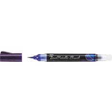 Pentel Dual Metallic Brush Violet Metallic Blue