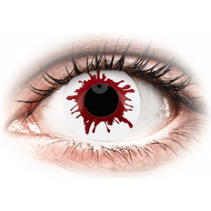 Hvit Fargede linser Maxvue Vision Wild Blood Crazy Lens