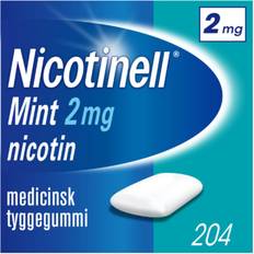 Reseptfrie legemidler Nicotinell Mint 2mg 204 st Sugetablett