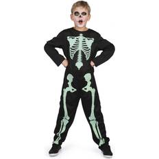 Skjelett Kostymer Skeleton Glow Suit