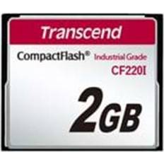 2 GB Memory Cards Transcend Industrial Compact Flash 220x 2GB