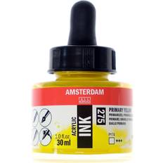 Gule Akrylmaling Amsterdam Acrylic Ink Bottle Primary Yellow 30ml