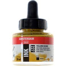 Gule Akrylmaling Amsterdam Acrylic Ink Bottle Yellow Ochre 30ml