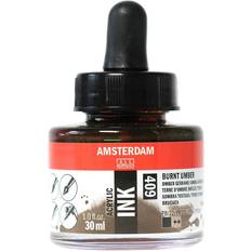 Amsterdam Acrylic Ink Bottle Burnt Umber 30ml