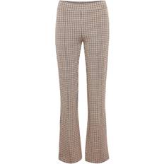 Part Two Pontas Pants - Toasted Coconut Check