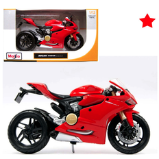Maisto M32704 1:12 Motorbike-Ducati 1199 Panigale, Assorted Designs and Colours
