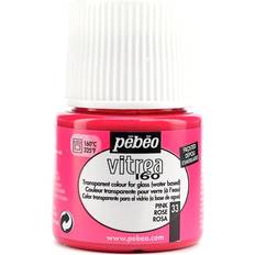 Pebeo Vitrea 160 Glass Paint Pink Frosted 45ml