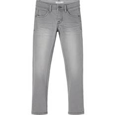 Slim-fit Hosen Name It Silas Jeans - Medium Grey Denim (13190372)
