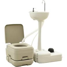 Toaletter vidaXL Portable Camping Toilet 10+10L