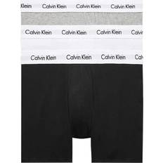 Calvin Klein Cotton Stretch Boxer Briefs 3-pack - Black/White/Grey Heather