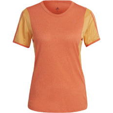 adidas Own The Run Cooler T-shirt Women - Hazy Orange/True Orange