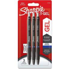 Blå Gelpenner Sharpie Retractable Gel Pen 0.7 mm Blue Pack of 3
