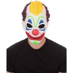 Bristol Novelty Adults Disturbed Clown Halloween Mask