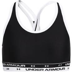 Bralettes Children's Clothing Under Armour Crossback Sports Bra Kids - Black/White