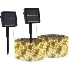 Solar Cell Lighting vidaXL 2x200 2-pack Fairy Light 200 2