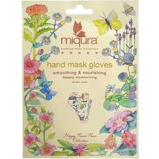 Glättend Handmasken Miqura Hand Mask Gloves Flower
