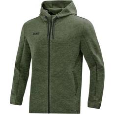 JAKO Premium Basics Hooded Jacket Unisex - Khaki Melange