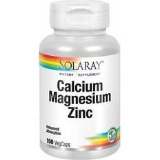 Solaray Vitamins & Minerals Solaray Calcium Magnesium Zinc 100 pcs