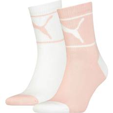 Puma Comfort Crew Sock 2-pack - Pink/White