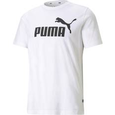 Puma Herre Klær Puma Essentials Logo T-shirt - White