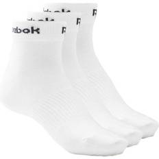 Reebok Undertøy Reebok Active Core Ankle Socks 3-Pack Men - White