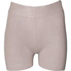 Brave Soul Bekleidung Brave Soul Womens Rib Knit Shorts - Taupe