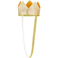 PartyDeco Crown in Fabric Gold