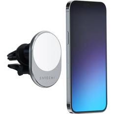 Satechi Mobilgerätehalter Satechi Magnetic Car Holder with Wireless Charger