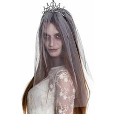 Grå Hodeplagg Boland Ghost Crown with Veil