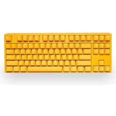Cherry MX Red - Tenkeyless (TKL) Tastaturer Ducky DKON2187ST One 3 TKL Yellow RGB Cherry MX Red (Nordic)