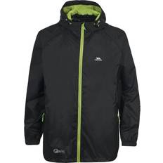 XXXS Rain Jackets & Rain Coats Trespass Qikpac Unisex Waterproof Packaway Jacket - Black
